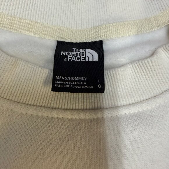 The North Face Men’s Large Ivory Crewneck Sweatshirt Soft Fleece EUC - Picture 4 of 9